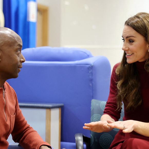 Catherine (Kate) Middleton, princesse de Galles à l'hôpital Royal Marsden, où elle a reçu son traitement contre le cancer, à Londres, Royaume-Uni, le 14 janvier 2025. © Chris Jackson/WPA-Pool/Bestimage