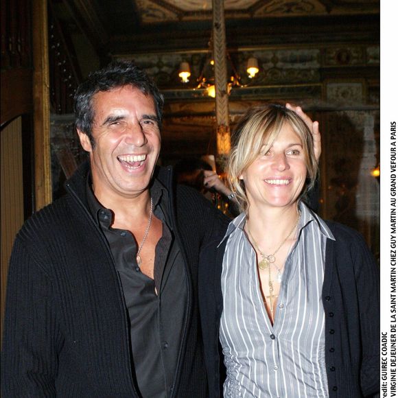Julien Clerc et Virginie Coupérie-Eiffel au Grand Vefour en 2003. © COADIC GUIREC / BESTIMAGE
