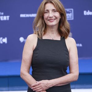 Valérie Karsenti lors de la 18ème édition du festival du Film Francophone d'Angoulême, mercredi 27 août 2025. © Christophe Aubert via Bestimage