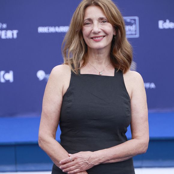 Valérie Karsenti lors de la 18ème édition du festival du Film Francophone d'Angoulême, mercredi 27 août 2025. © Christophe Aubert via Bestimage