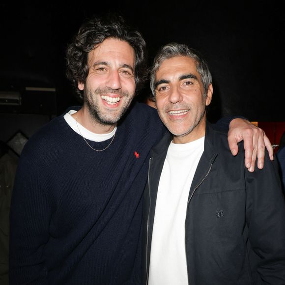 Exclusif - Max Boublil et Ary Abittan - Célébrités assistent au spectacle "Authentique" de Ary Abittan à la Cigale à Paris les 18, 19, 22 et 23 février 2025. © Coadic Guirec/Bestimage