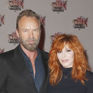 Sting, Mylène Farmer - Arrivées à la 17ème cérémonie des NRJ Music Awards 2015 au Palais des Festivals à Cannes, le 7 novembre 2015. © Christophe Aubert via Bestimage