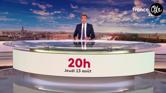 Capture d'écran du journal de 20 Heures sur France 2