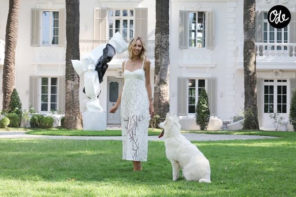 Exclusif  - la princesse Maria Chiara de Bourbon des Deux-Siciles lors d'un rendez-vous photo au Chateau de Saint-Tropez le 28 août 2024. Les princesses vont soutenir la première édition de l'événement de l'association Rokethon. 

© Claudia Albuquerque / Bestimage