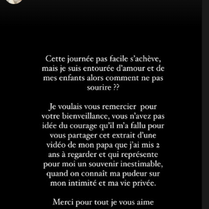 Camille Santoro remercie ses abonnés, le 17 juin 2025