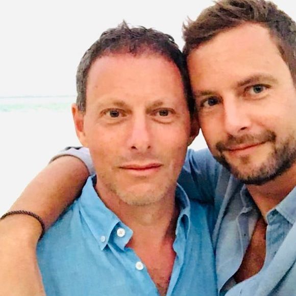 Marc-Olivier et son mari François Roelants sur Instagram. Le 14 février 2021. Instagram