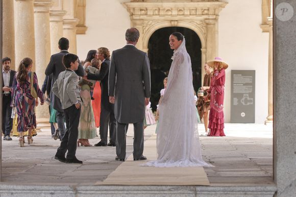 Mariage de Lucia Entrecanales et Laszlo Bene à Tolède, Espagne, le samedi 27 septembre 2025. Photo par GTres/ABACAPRESS.COM