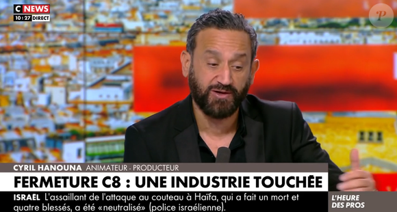 Cyril Hanouna dans "L'heure des pros", sur CNEWS, le 3 mars 2025