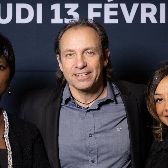 Sarah Abitbol, Surya Bonaly et Philippe Candeloro assistent à la cérémonie des Victoires du Sport au Palais Nikaia à Nice, France, le 13 février 2025. Photo Shootpix/Abaca