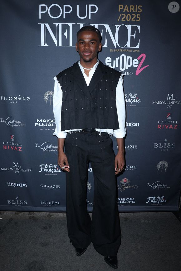 Franck (Star Academy 12) participe à la Pop Up Influence Party organisée par Aurelien Cassirame, à Paris, le 02 février 2025 à Paris, France. Photo by Jerome Domine/ABACAPRESS.COM