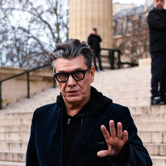 Marc LAVOINE chanteur de la France lors des funérailles de Rolland Courbis le 14 janvier 2026 à Paris, France. Photo par Ewen Gavet/Icon Sport/ABACAPRESS.COM