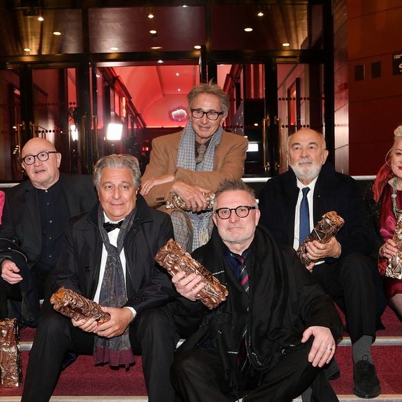 Le pilier du Splendid refuse de voir son métier devenir un simple calcul financier. Son message est clair : redonnons le pouvoir à l'audace ! 

Marie Anne Chazel, Michel Blanc, Christian Clavier, Thierry Lhermitte, Gérard Jugnot, Josiane Balasko, Bruno Moynot lors de la pressroom (salle de presse) remise des prix lors de la 46ème cérémonie des César à l'Olympia à Paris le 12 mars 2021.

© David Niviere / Pool / Bestimage