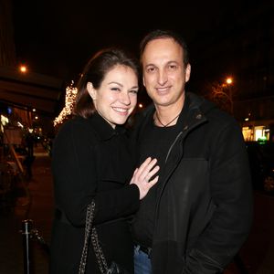 Exclusif - Emilie Dequenne et son mari Michel Ferracci - Inauguration du Café Pouchkine à Saint-Germain-des-Prés, Paris le 22 janvier 2015. © JACOVIDES-MOREAU / BESTIMAGE