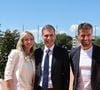 En interview pour le "Figaro", elle s'exprime sur cette nouvelle transaction.
Rodolphe Saadé, PDG franco-libanais de CMA CGM et sa compagne Veronique Albertini, Tony Estanguet - - Le président Emmanuel Macron inaugure le centre de formation et d’innovation TANGRAM du groupe CMA CGM à Marseille le 7 mai 2024. © Dominique Jacovides / Bestimage