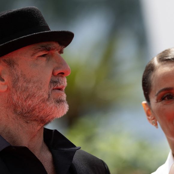 Eric Cantona et sa femme Rachida Brakni - Montée des marches du film « Soudain » lors du 79ème Festival International du Film de Cannes, le 15 mai 2026. © Olivier Borde / Bestimage