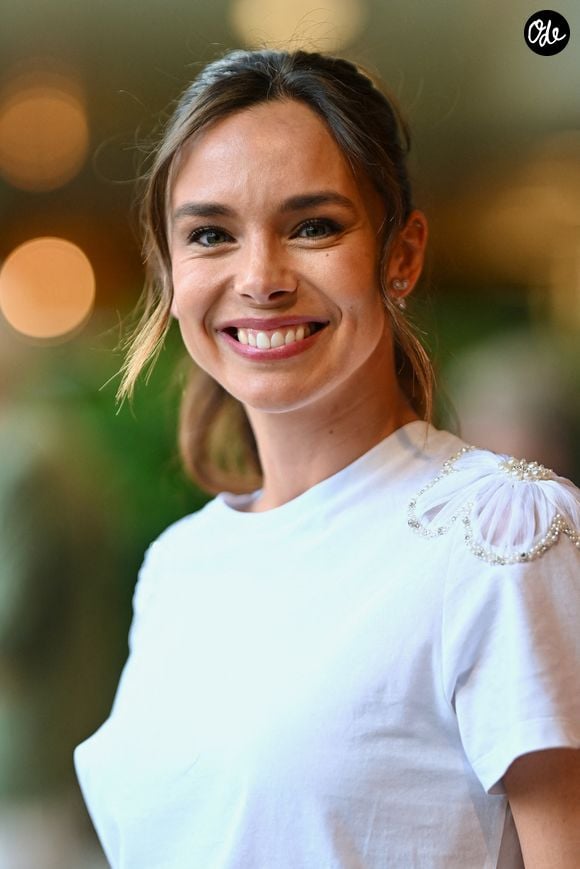 Marine Lorphelin est photographiée au Village lors du tournoi de Roland-Garros, le 3 juin 2025 à Paris, en France. Photo : ABACAPRESS.COM