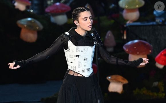 Pomme lors de la 38ème cérémonie des Victoires de la musique à la Seine musicale de Boulogne-Billancourt, France, le 10 février 2023. © Coadic Guirec/Bestimage  Celebs during the 38th "Les Victoires De La Musique" Award Ceremony At La Seine Musicale in Paris, France on February 10, 2023.