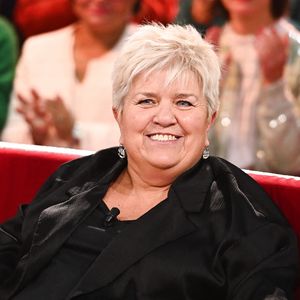 Exclusif - Mimie Mathy - Enregistrement de l'émission Vivement dimanche au studio Rive Gauche à Paris, présentée par Michel Drucker et diffusée le 9 février sur France 3. © Guillaume Gaffiot/Bestimage