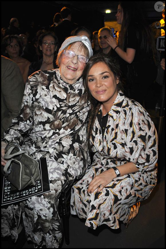 Mado Morin, la mère de Patrick Dewaere, avec Lola Dewaere ) la remise des Prix Romy Schneider, au Bon marché Rive gauche, Paris, le 04/04/2011. Crédit Coadic-Jacovides / Bestimage