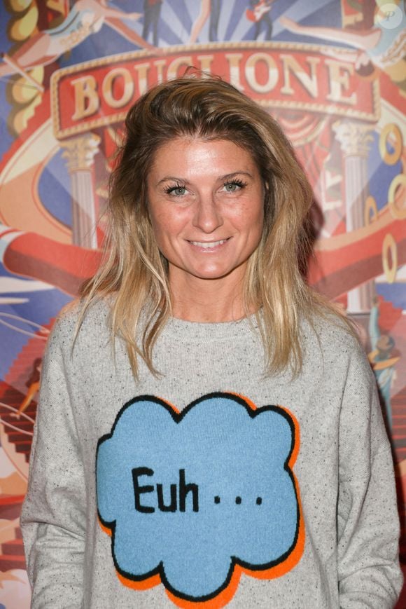 Sandrine Arcizet au photocall de la générale de "Spectaculaire", le spectacle du cirque d'Hiver Bouglione à Paris, France, le 19 octobre 2024. © Coadic Guirec/Bestimage