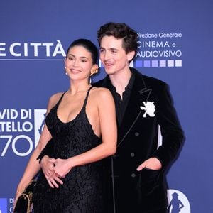 Kylie Jenner et Timothee Chalamet - Les célébrités lors de la 70ème cérémonie des "David di Donatello Awards" à Rome, le 7 mai 2025. 

© Bestimage