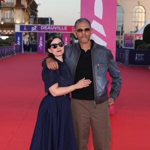 Roschdy Zem et Rebecca Zlotowski sur le tapis rouge lors de la première du film 'L'Invitation' pendant la 52ème édition du Festival du Cinéma Américain de Deauville, France, le 5 septembre 2026. © Denis Guignebourg/Bestimage