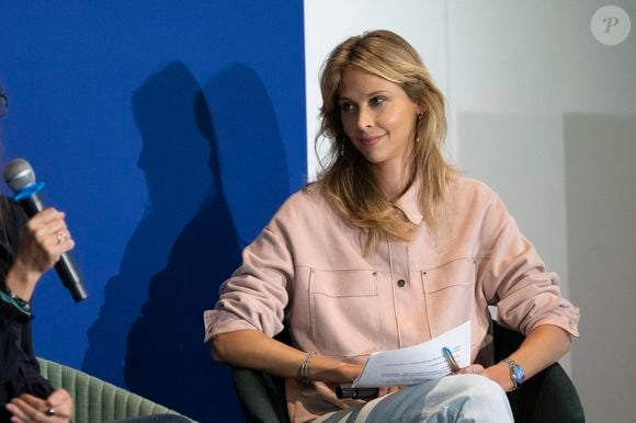 L'animatrice de télévision française Ophelie Meunier assiste au lancement de la fondation contre le harcèlement à l'école, "Faire Face", au Philanthro-Lab à Paris, France, le 6 novembre 2024.Photo Eliot Blondet/ABACAPRESS.COM