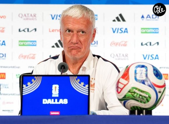 FOOTBALL : Conference de presse match France vs Espagne - Coupe du monde 2026 - 13/07/2026 - Didier Deschamps, head coach of France © Imago / PsnewZ / Bestimage