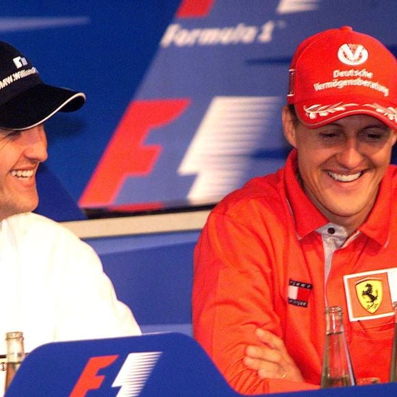 Archives - Michael et Ralf Schumacher lors du Grand Prix de Nurburgring, en Allemagne.AGENCE / BESTIMAGE