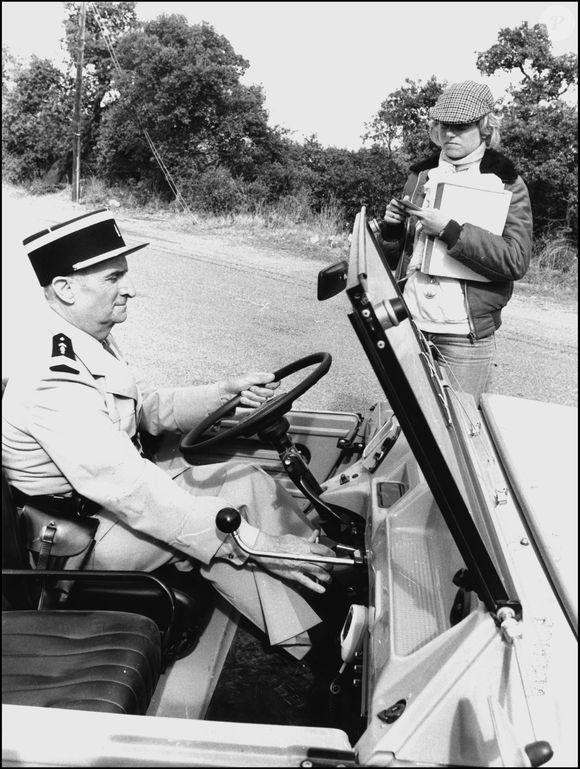 Archives - Louis de Funès sur le tournage du film "Le gendarme et les extra-terrestres" Paterson / BestImage
