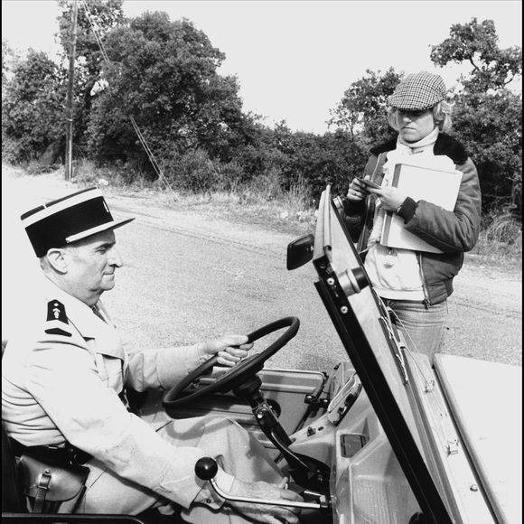 Archives - Louis de Funès sur le tournage du film "Le gendarme et les extra-terrestres" Paterson / BestImage