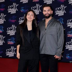 Kendji Girac et Ambre (Star Academy 2025) au photocall de la 27ème édition des NRJ Music Awards au palais des Festivals de Cannes, France, le 31 octobre 2025. © Dominique Jacovides/Bestimage