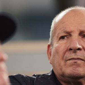 Rolland Courbis dans les tribunes des Internationaux de France de tennis de Roland Garros. © Jacovides-Moreau/Bestimage