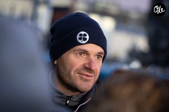 Amusé par les dimensions réduites de certaines pièces, Olivier Kretz a multiplié les plaisanteries tout au long de la visite.

Anthony Marchand, skipper de l’Actual Ultim 3, ambiance sur les pontons à l’occasion du départ de l’ARKEA ULTIM CHALLENGE BREST, à Brest le 07/01/24.

© Alexis Courcoux/Panoramic/Bestimage