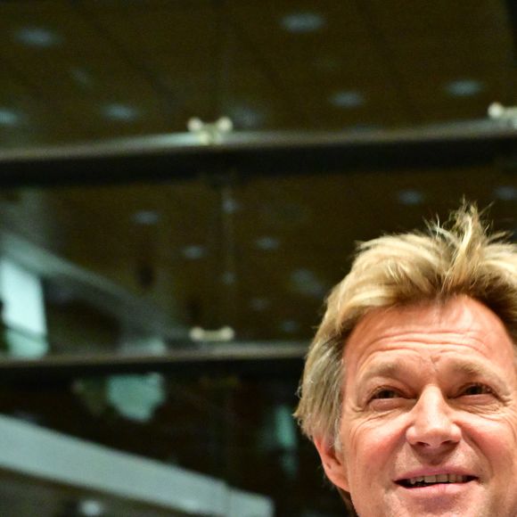 Audition de Laurent Delahousse, journaliste et présentateur de télévision, par la commission d'enquête "Audiovisuel public" à l'Assemblée Nationale à Paris, France, le 2 février 2026. © Christian Liewig/Bestimage