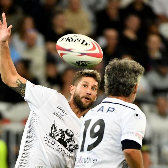 Paga - Match des Légendes, la rencontre qui mêle le football et le rugby au profit de l'association de P. Olmeta (ancien gardien de but et co-fondateur de l'association), "Un sourire, un espoir pour la vie" s'est déroulé à Nice à l'Allianz Riviera, le 26 septembre 2022.  © Bruno Bebert/Bestimage