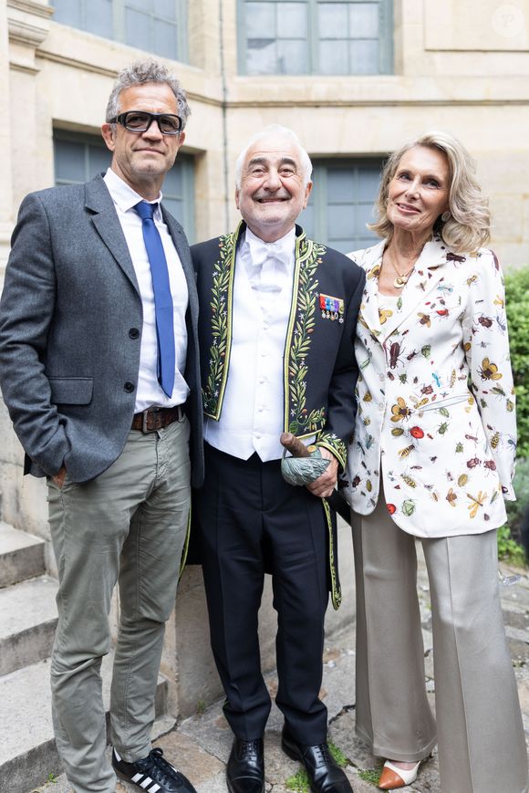 Fabien Galthié, Guy Savoy - Le chef français multi étoile, Guy Savoy, vient d'être officiellement installé comme membre de l'Académie des Beaux-Arts. 

© Julien Sarkissian/Bestimage