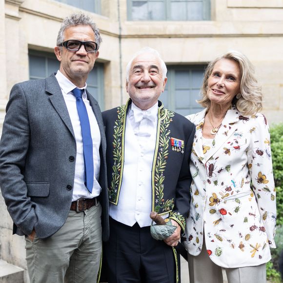 Fabien Galthié, Guy Savoy - Le chef français multi étoile, Guy Savoy, vient d'être officiellement installé comme membre de l'Académie des Beaux-Arts. 

© Julien Sarkissian/Bestimage