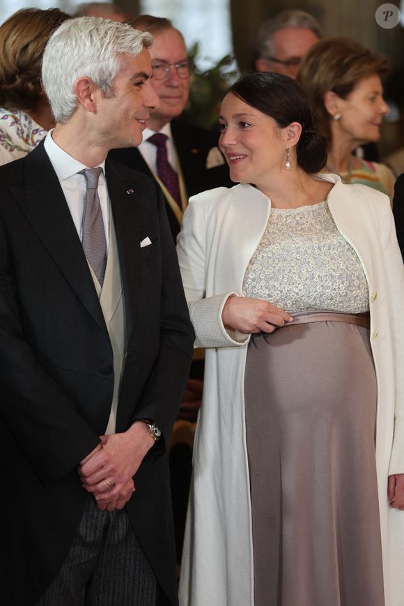 Alexandra de Luxembourg et Nicolas Bagory ont dévoilé le prénom dans un communiqué.

S.A.R. la pincesse Alexandra et Nicolas Bagory - Cérémonie d'abdication du grand-duc H.de Luxembourg au palais grand-ducal de Luxembourg, le 3 octobre 2025. 
© Roland Miny / Bestimage