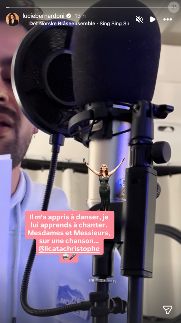 Capture d'écran de la story Instagram de Lucie Bernardoni du mardi 5 mai 2026.