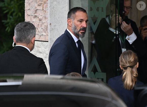 Prince Rahim Aga Khan V - Obsèques de l'Aga Khan IV à Lisbonne au Portugal le 8 février 2025.  Photo de Bestimage