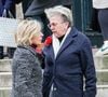 Cette dernière est apparue d'un grand soutien pour Françoise Laborde, la soeur de Catherine.
Evelyne Dhéliat et Françoise Laborde, la soeur de la défunte - Arrivées aux obsèques de C.Laborde en l’église Saint-Roch à Paris, le 6 février 2025.
© Jacovides - Moreau / Bestimage