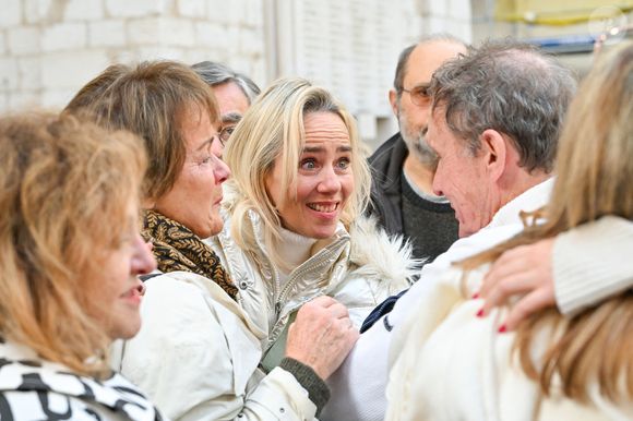 Céline, sa fille unique, a décidé de continuer à alimenter le compte Instagram de sa maman

Céline Olive (fille de E.Leclercq) et Fabienne Égal à la sortie des obsèques d'Evelyne Leclercq en la cathédrale Sainte-Réparate de Nice, France, le 13 janvier 2026. © Bruno Bebert/Bestimage