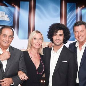 Exclusif - Laurent Fontaine, Rebecca Hampton, Sam (Quentin Cardiem), Pascal Bataille - Enregistrement de l'émission "Y'a que la vérité qui compte", présentée par L.Fontaine et P.Bataille, et diffusée sur C8 à partir du 12 octobre © Jack Tribeca / Bestimage