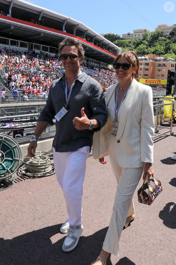 Alexandra Pastor et David Hallyday au Grand Prix de Formule 1 de Monaco au Circuit de Monaco le 25 mai 2025 à Monte-Carlo, Monaco.  © Simon Bridger/SplashNews/Abacapress.com