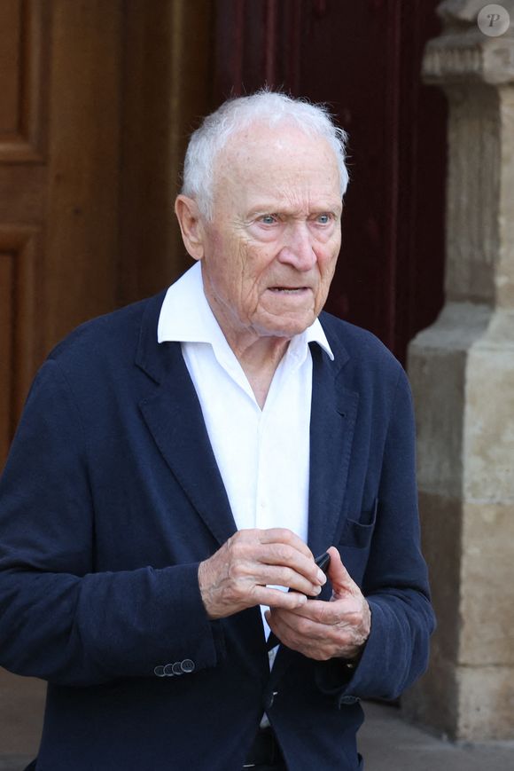 Jérôme Seydoux - Sorties des obsèques de Philippe Labro en l'église de Saint-Germain-des-Prés à Paris le 13 juin 2025. © Dominique Jacovides - Christophe Clovis / Bestimage