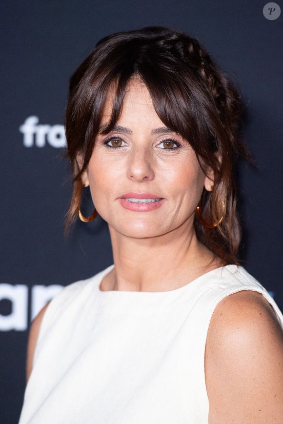 Faustine Bollaert assiste a la Conference de Presse de rentree de France Televisions a Paris, France le 11 Juillet 2023. Photo par Aurore Marechal/ABACAPRESS.COM