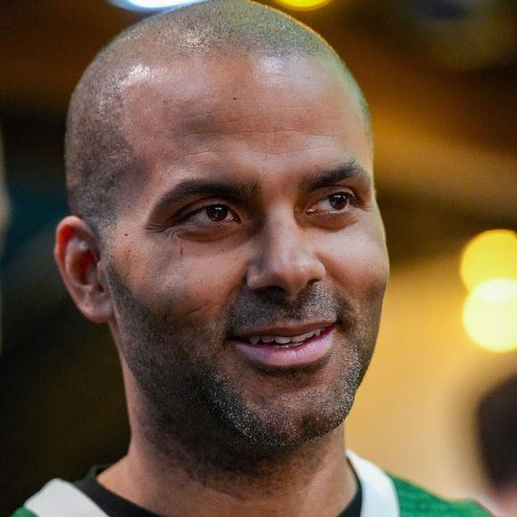 Tony Parker avant le match Lyon-Villeurbanne vs Zalgiris Kaunas, Turkish Airlines Euroleague à l'Astroballe de Villeurbanne, le 27/03/2025. © Sandrine Thesillat / PsNewz / Bestimage