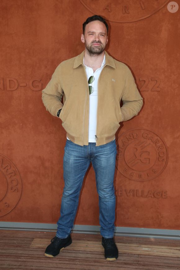 Alban Lenoir (acteur) au village (Jour 8) lors des Internationaux de France de Tennis de Roland Garros 2022 à Paris, France, le 29 mai 2022. © Bertrand Rindoff/Bestimage
