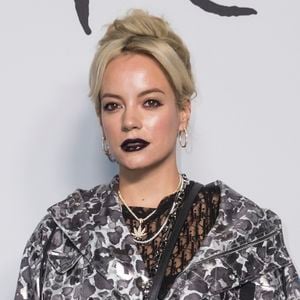 Lily Allen lors du photocall du défilé Christian Dior Homme automne hiver 2019/2020 au Champs de Mars à Paris le 18 janvier 2019. © Olivier Borde / Bestimage